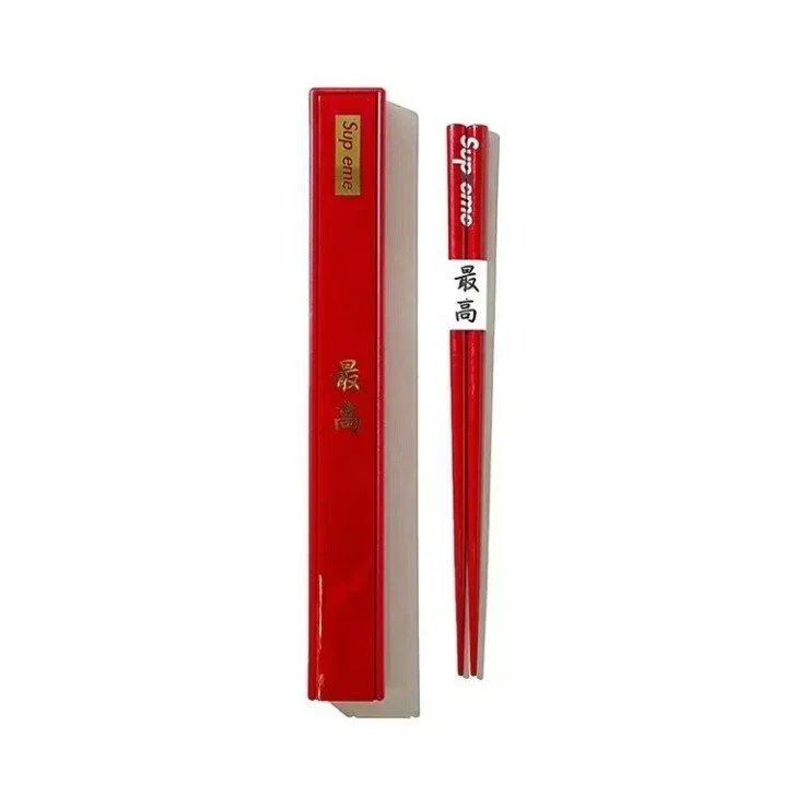 Three pairs per order Red chopsticks ornaments