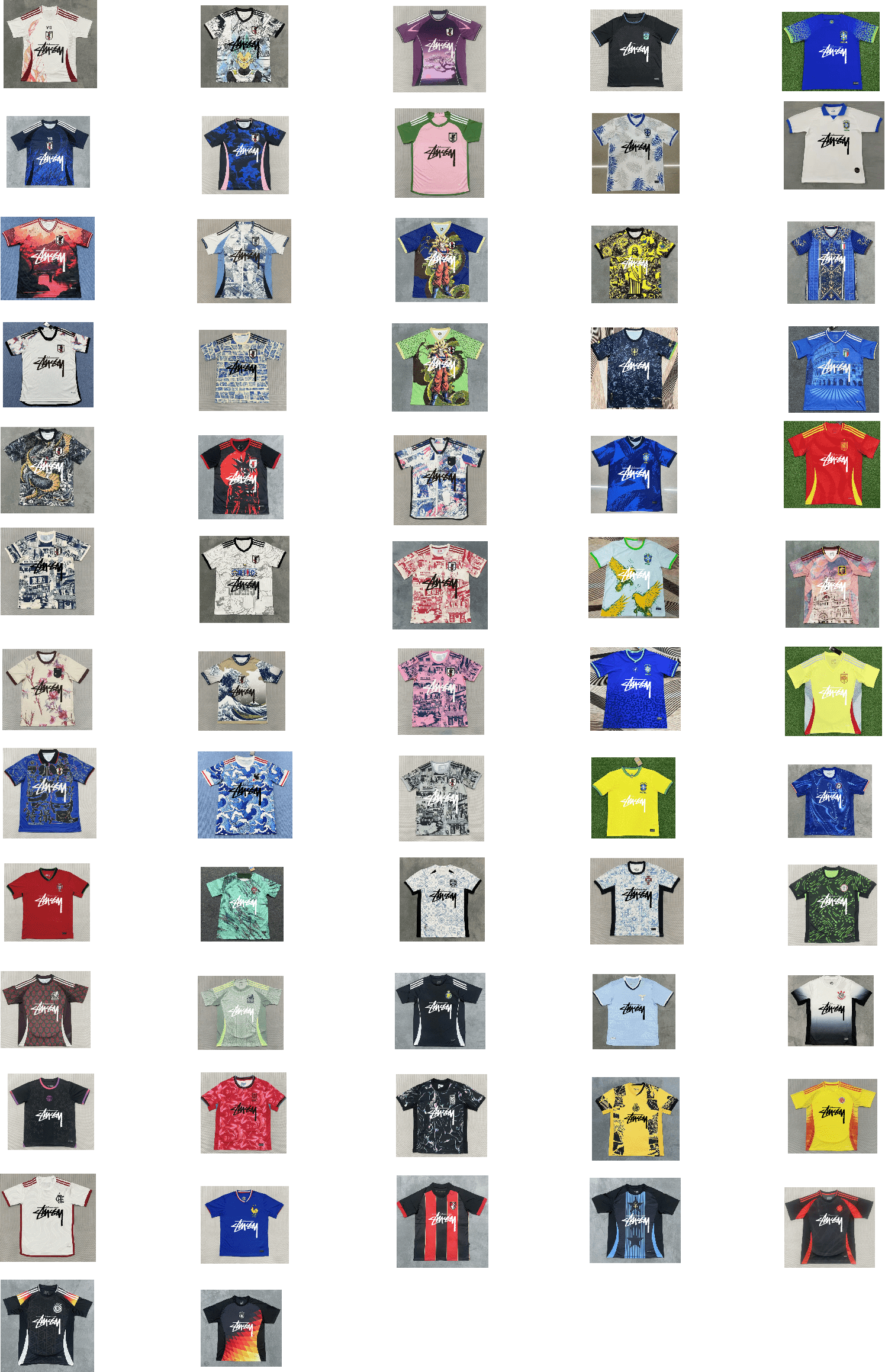 Football Stussy Jerseys
