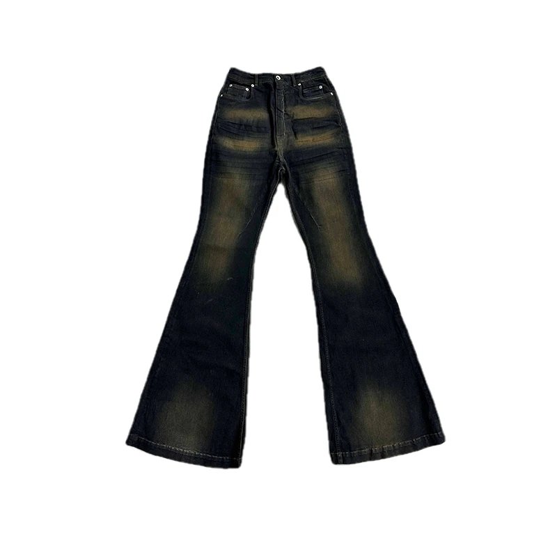 Rick Owens Bootcut Washed denim