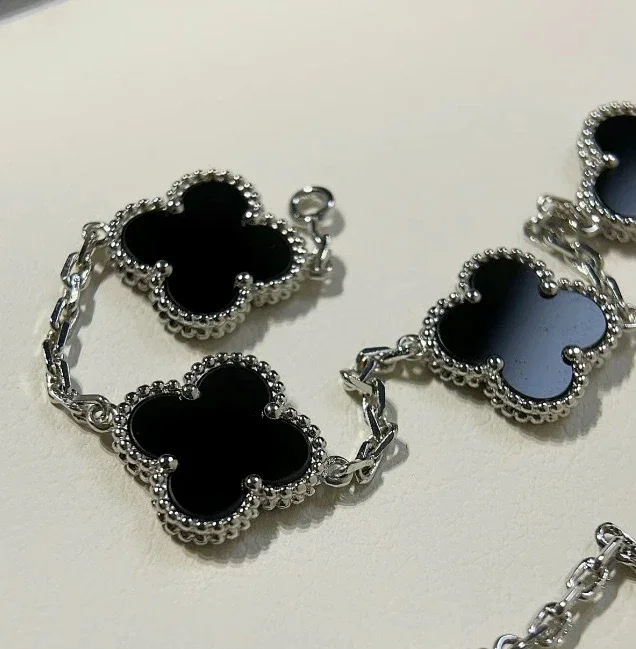 Van Cleef Arpels Bracelet Steel Color Chain