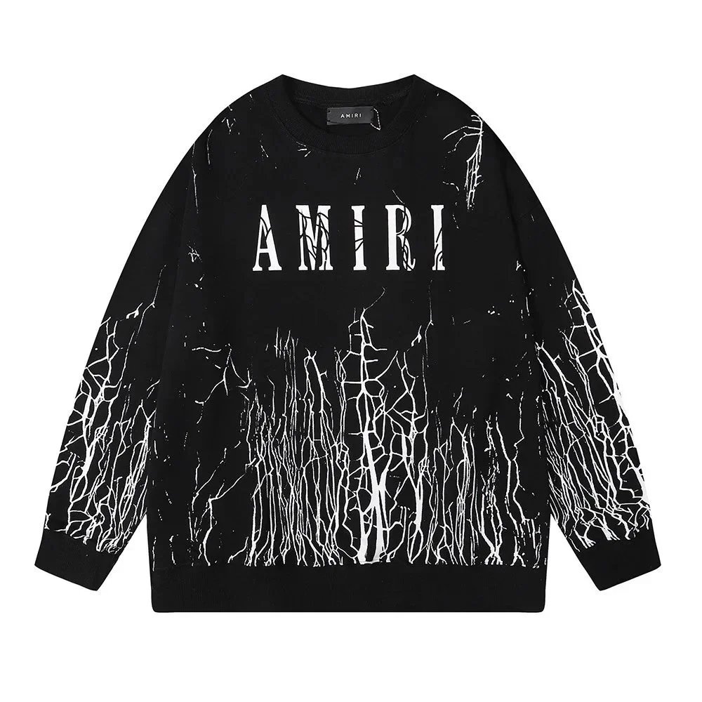 Amiri Cracked LongSleeve Sweatshirt