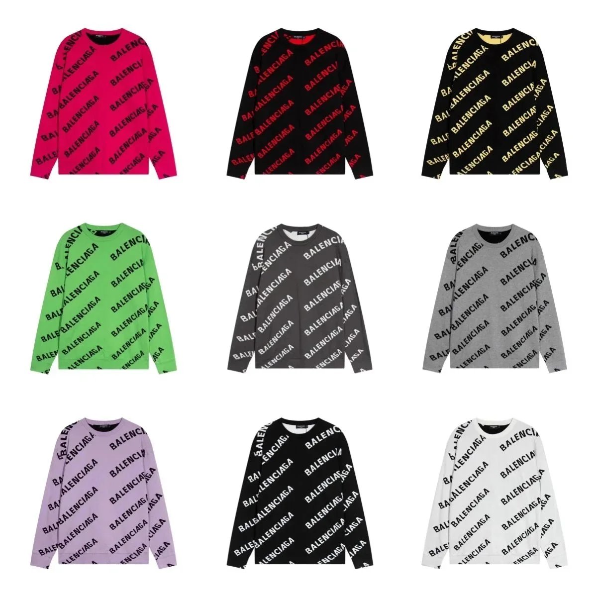Balenciaga -print LongSleeve Sweatshirt