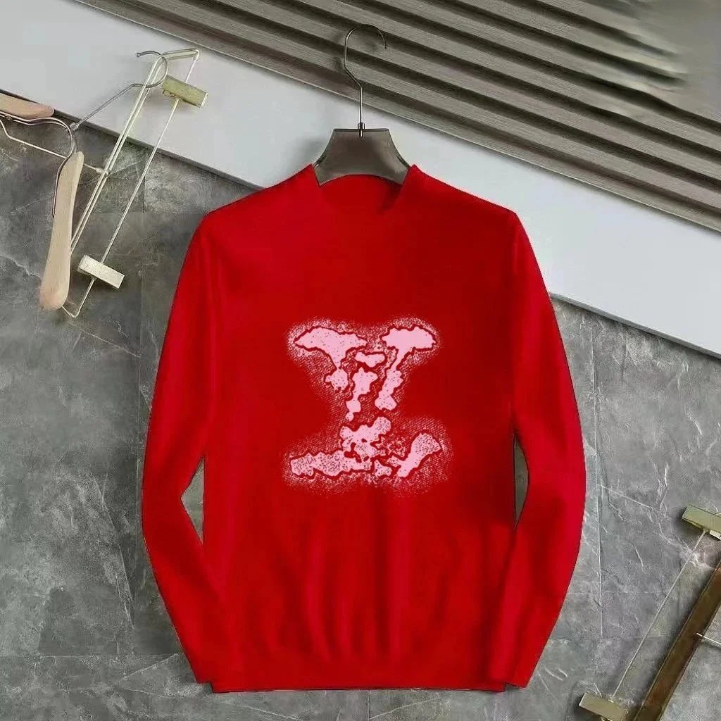 Louis Vuitton Red LongSleeve Sweatshirt