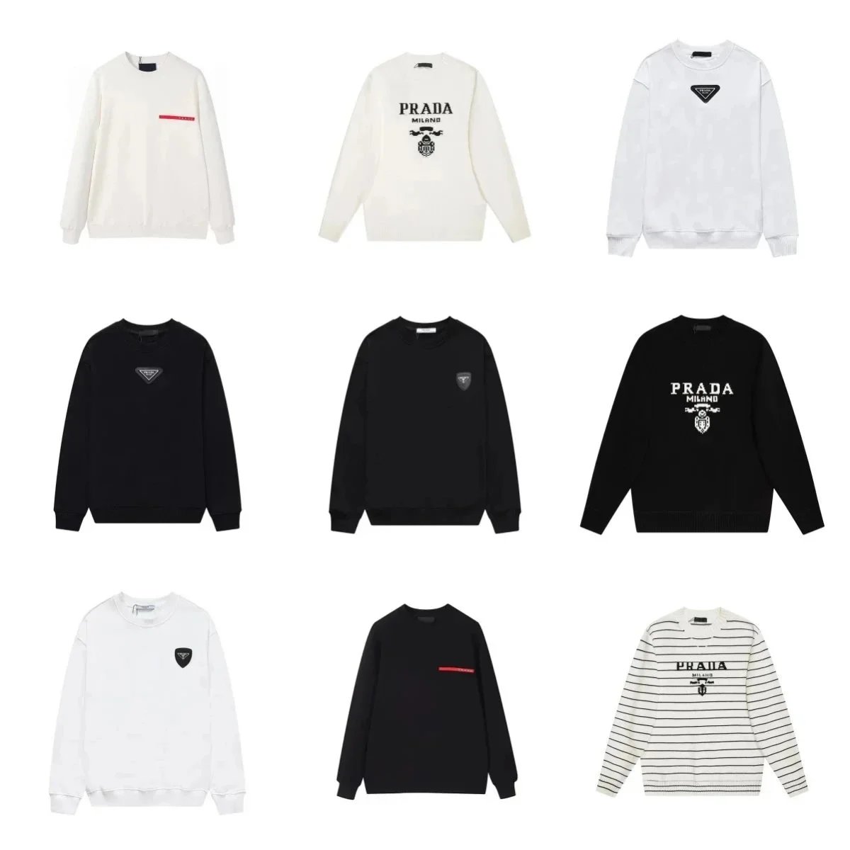 Prada Milano LongSleeve Sweatshirt