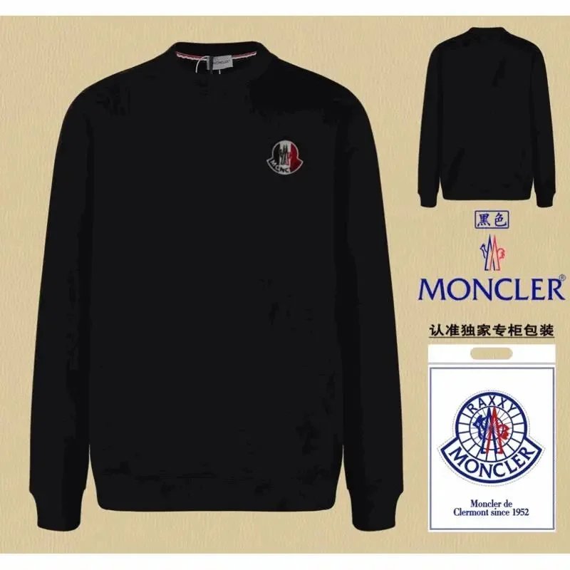 Moncler Black LongSleeve Sweatshirt